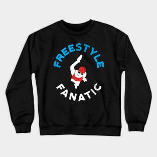 Womens Freestyle Fanatic Swim Crewneck Sweatshirt